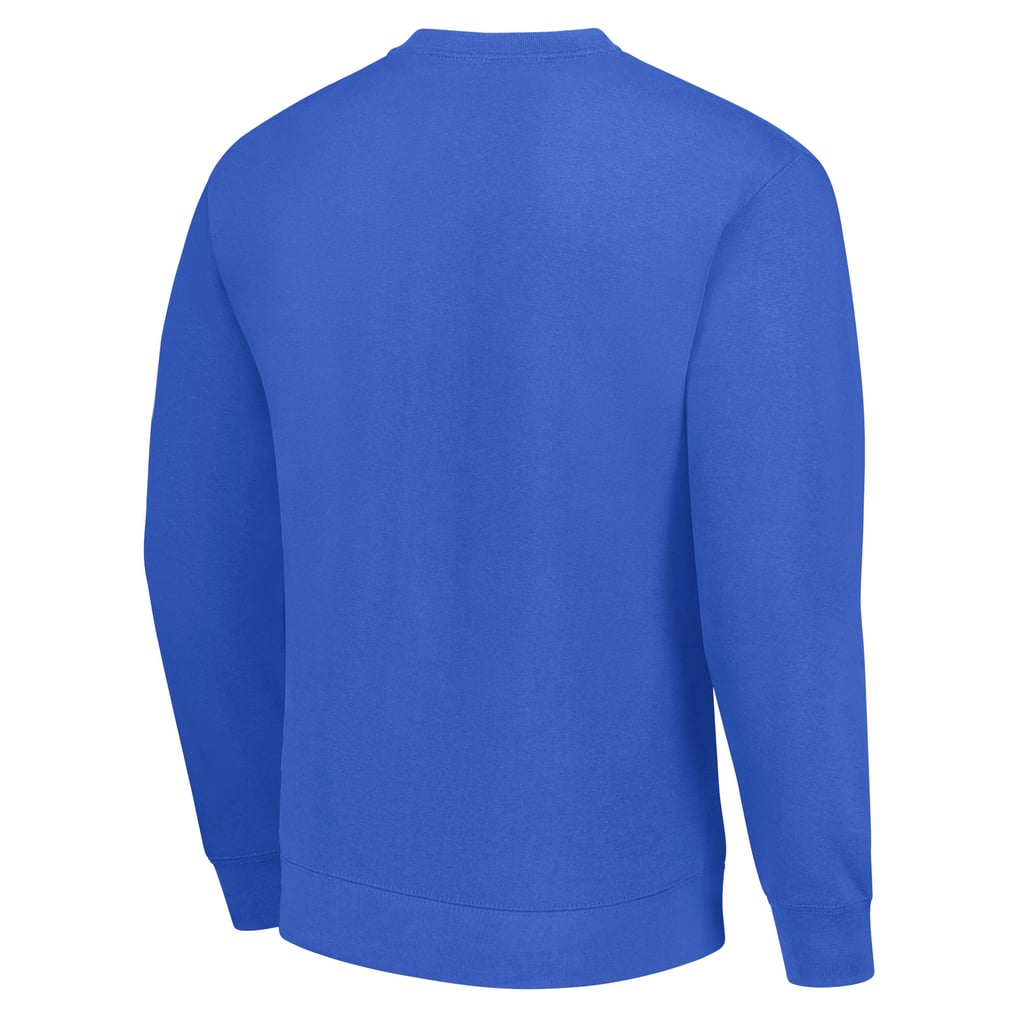Buffalo Bills Starter Half Helmet Team Graphic Tri-Blend Fleece Pullover Sweatshirt - Royal