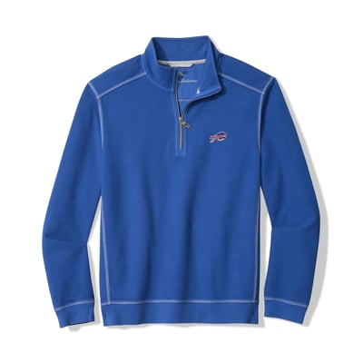  Buffalo Bills Tommy Bahama Sport Tobago Half-Zip Pullover - Royal
