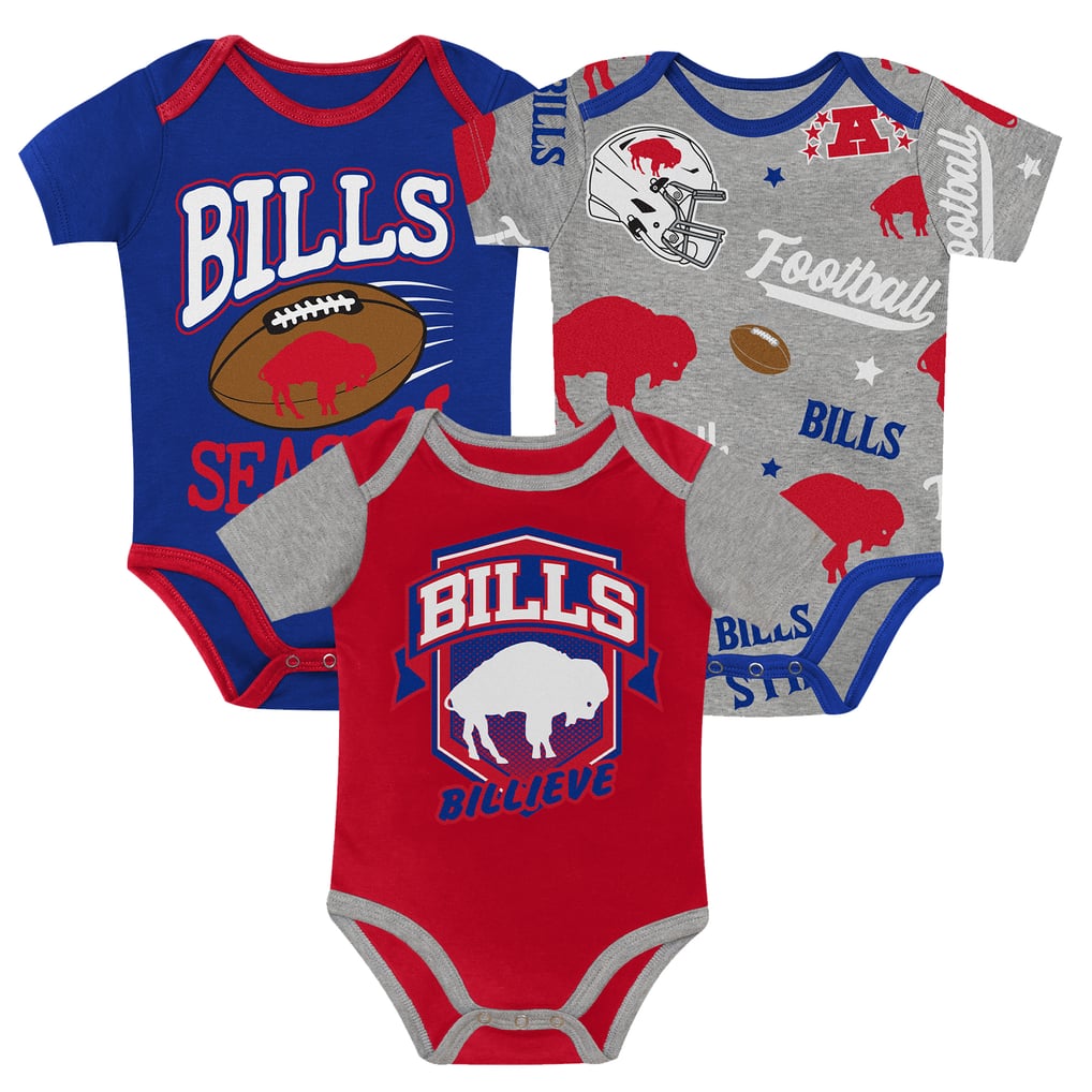  Buffalo Bills Outerstuff Newborn First Round Pick Three-Piece Bodysuit Set