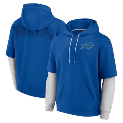  Buffalo Bills Fanatics Unisex  Sleek Elements Pullover Hoodie - Royal