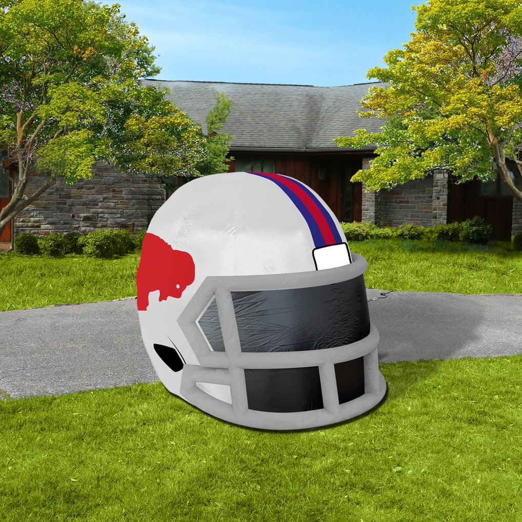 Buffalo Bills 4' Inflatable Retro Helmet - White