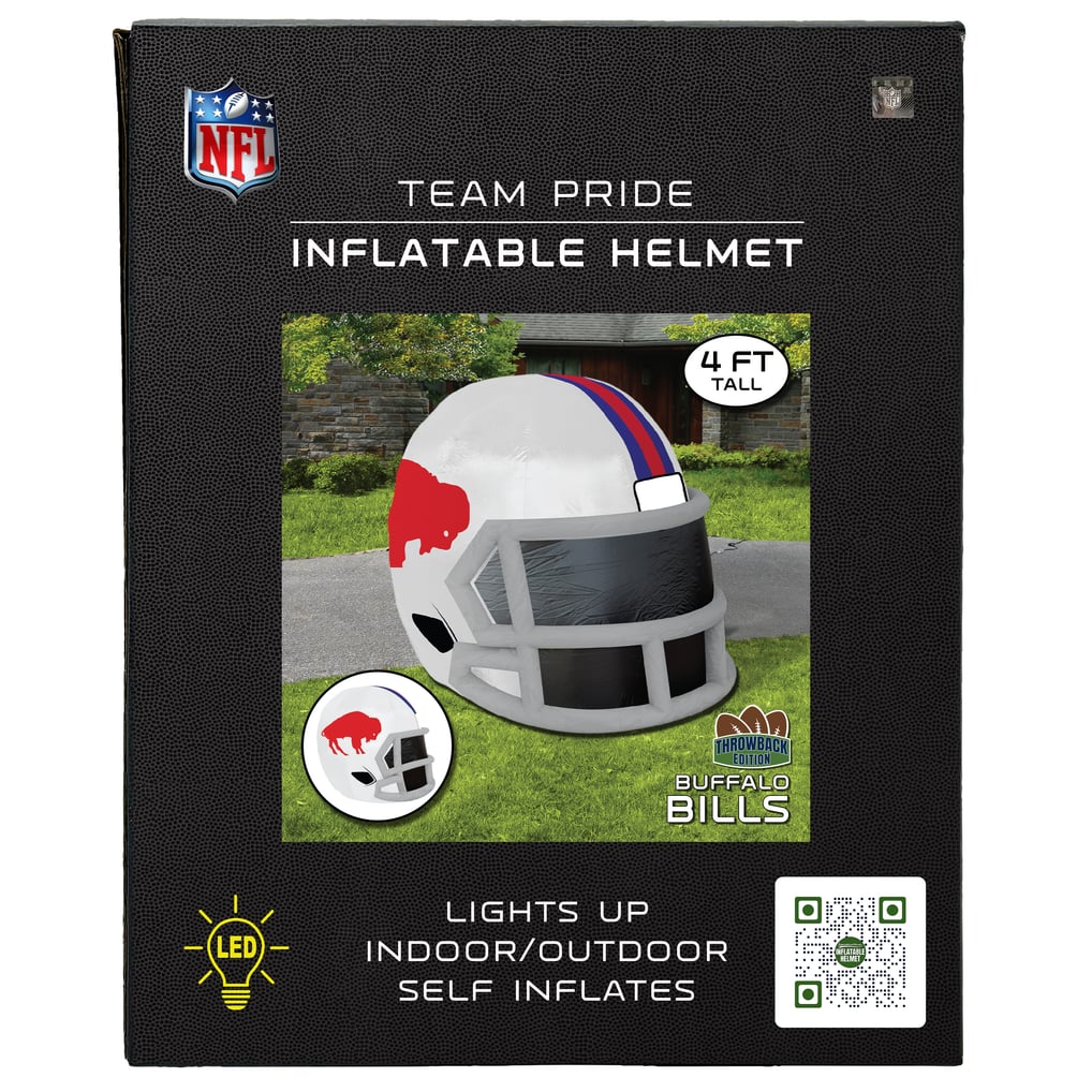 Buffalo Bills 4' Inflatable Retro Helmet - White