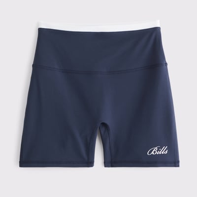 Buffalo Bills Abercrombie & Fitch Women's YPB studioFLEX Bike Short - Navy