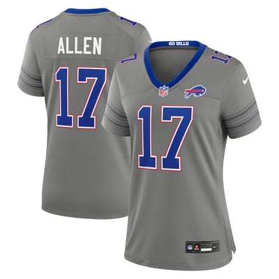 Josh Allen Buffalo Bills Nike Women's Nickel City Game Jersey - Gray