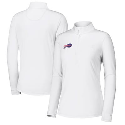 Buffalo Bills Tommy Bahama Women's Sport Playa Vista IslandZone Quarter-Zip Jacket - White