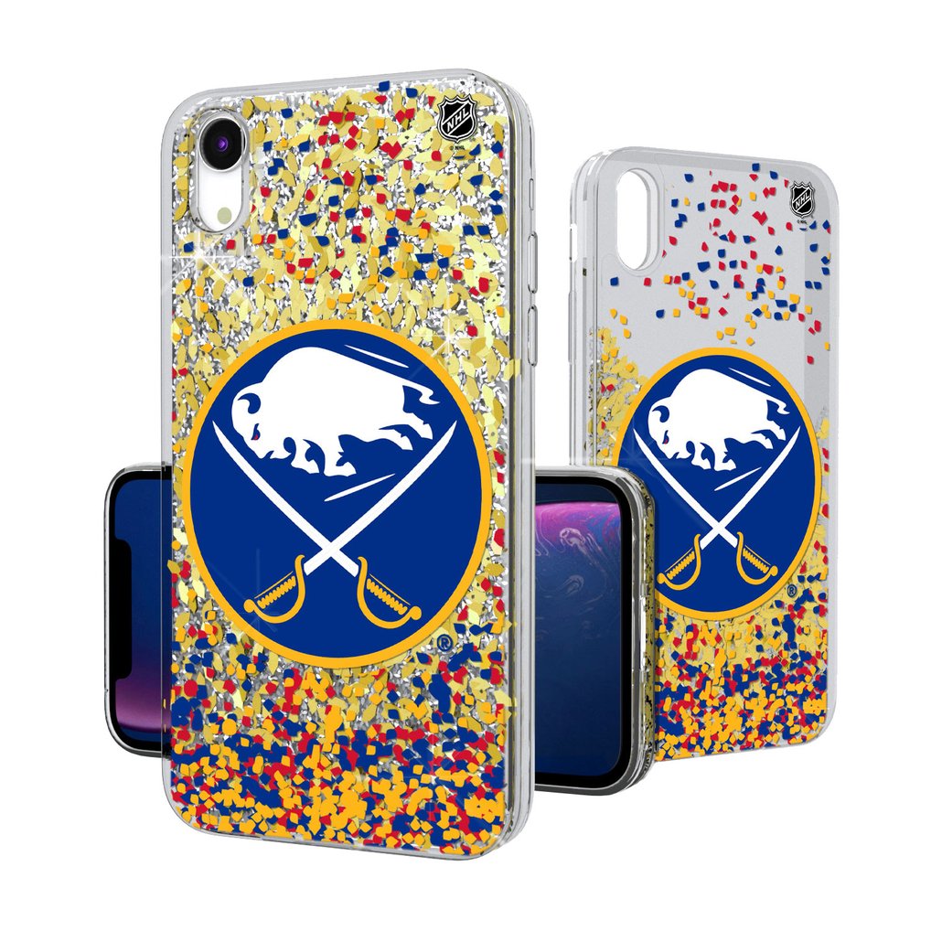 Buffalo Sabres iPhone Confetti Glitter Case