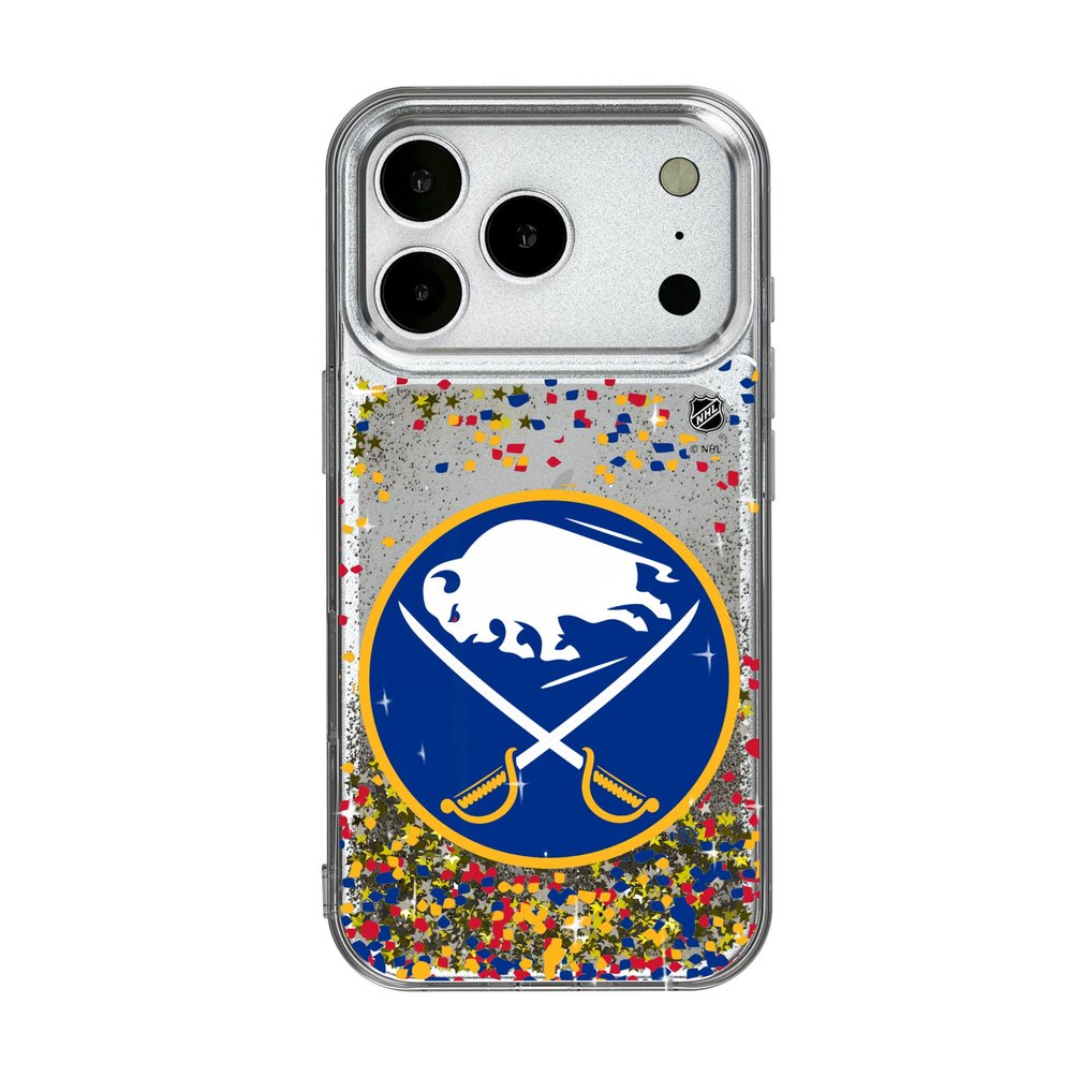 Buffalo Sabres iPhone Confetti Glitter Case