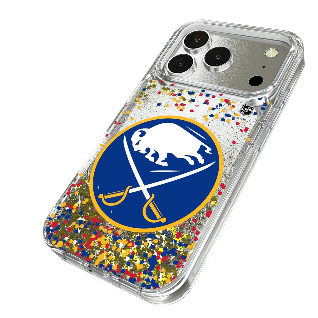 Buffalo Sabres iPhone Confetti Glitter Case