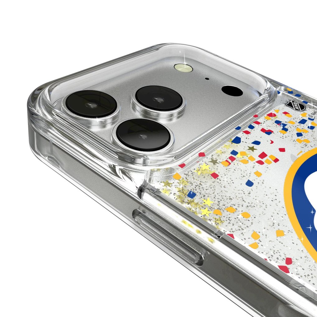 Buffalo Sabres iPhone Confetti Glitter Case