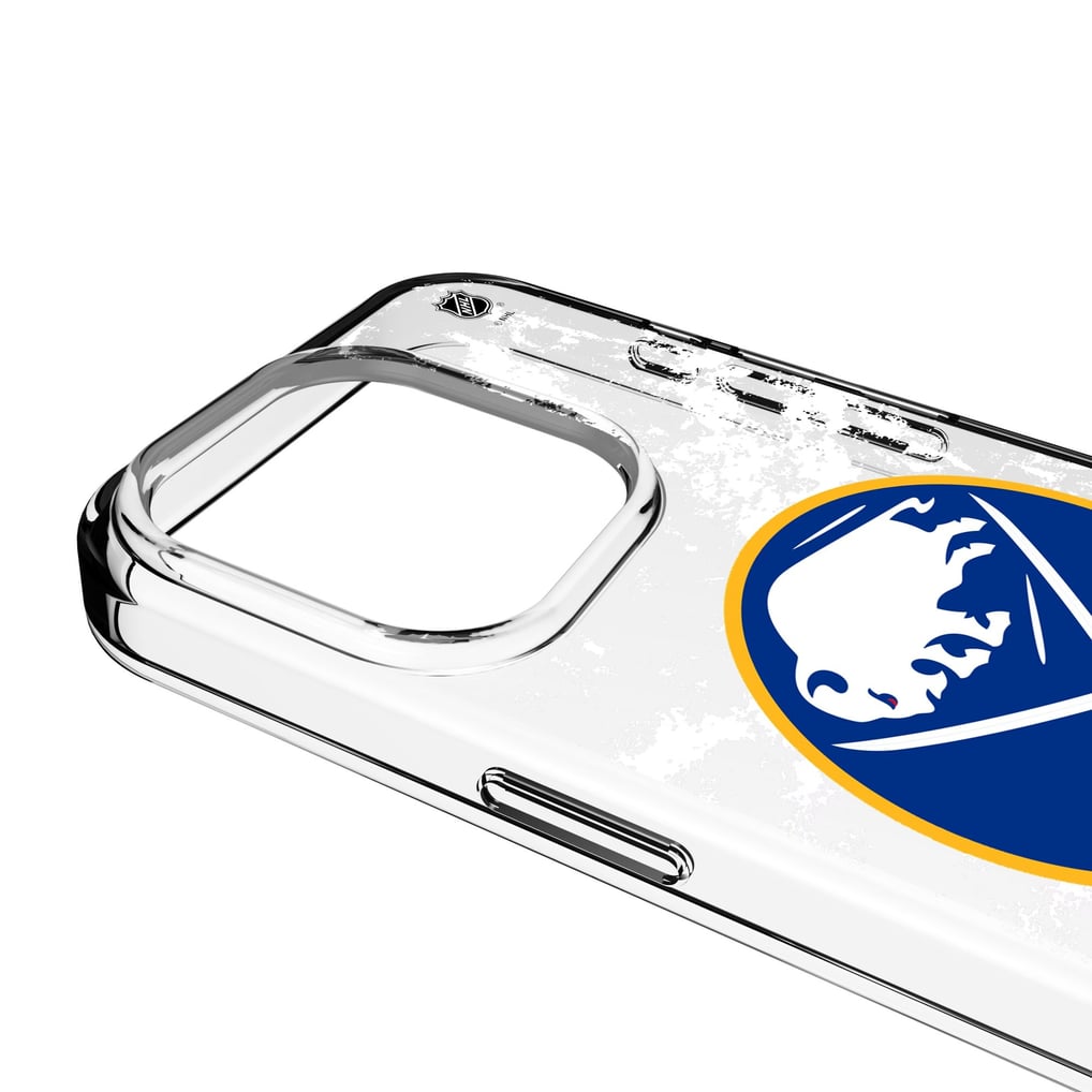 Buffalo Sabres iPhone Stripe Clear Ice Case