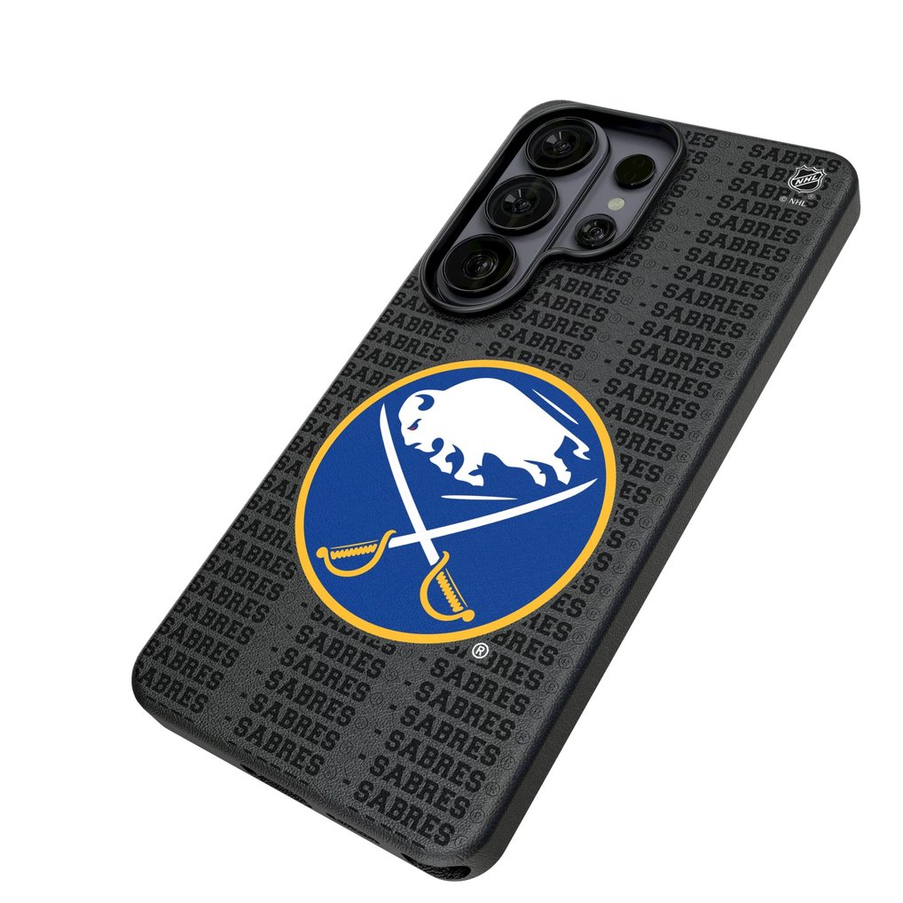 Buffalo Sabres Keyscaper Text Backdrop Galaxy Magnetic Bump Case