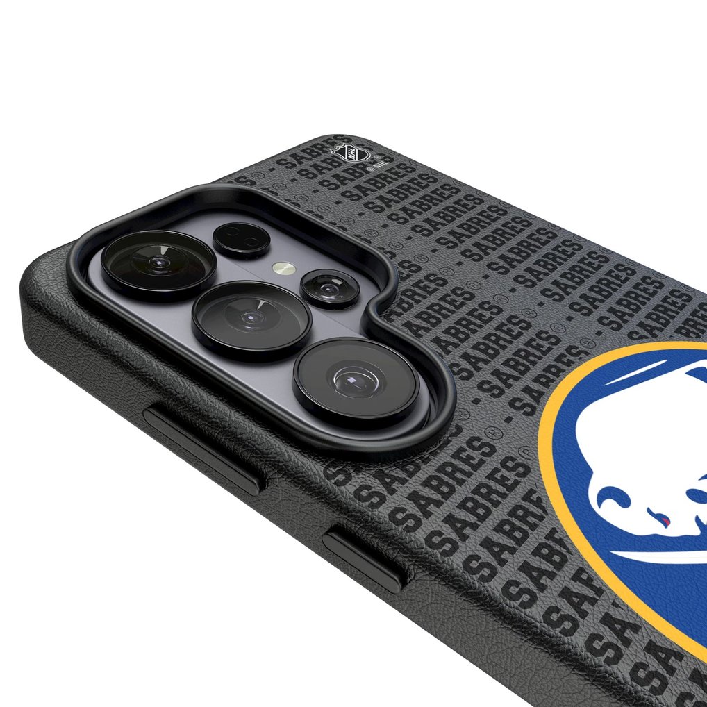 Buffalo Sabres Keyscaper Text Backdrop Galaxy Magnetic Bump Case
