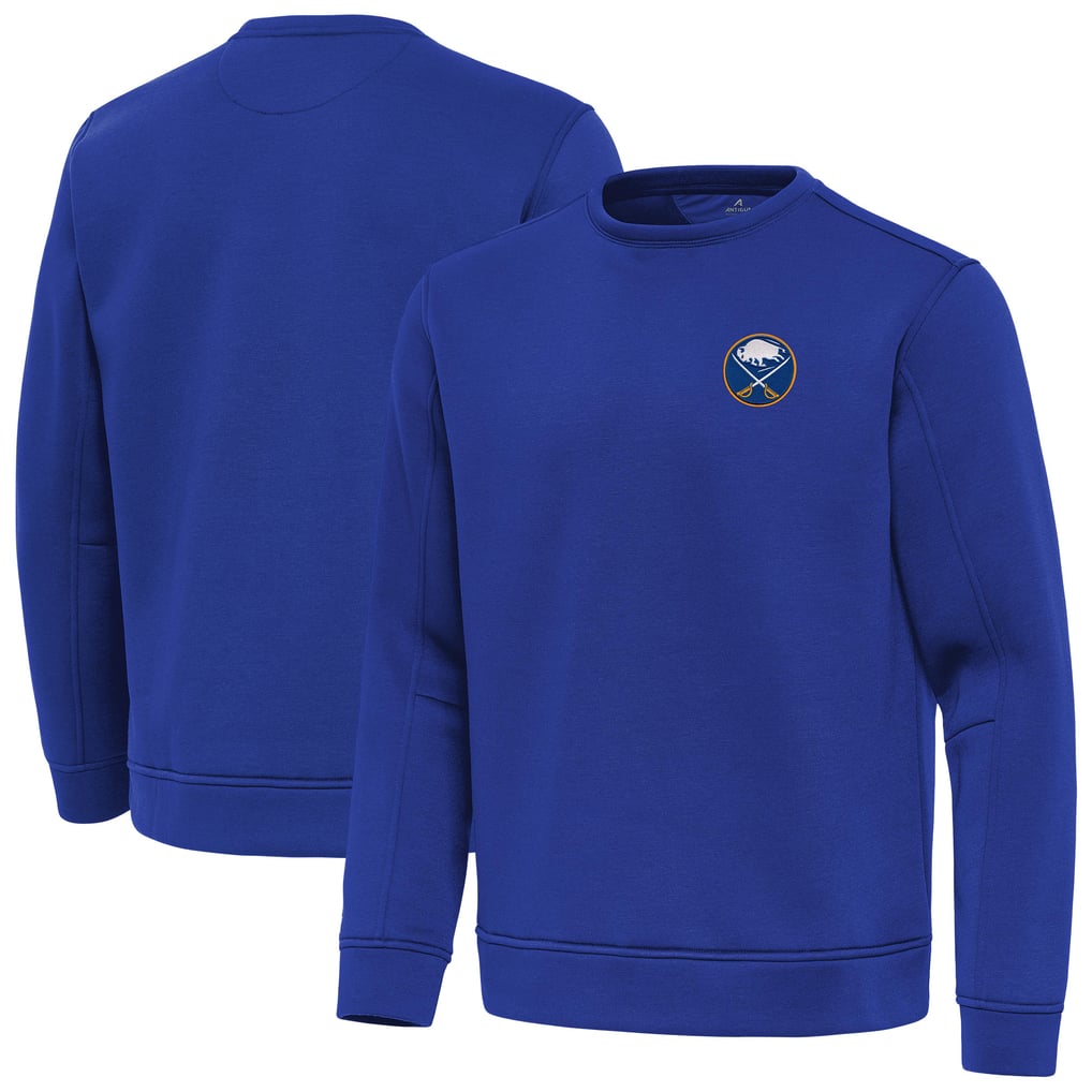 Buffalo Sabres Antigua Relevant Lightweight Pullover Sweatshirt - Royal