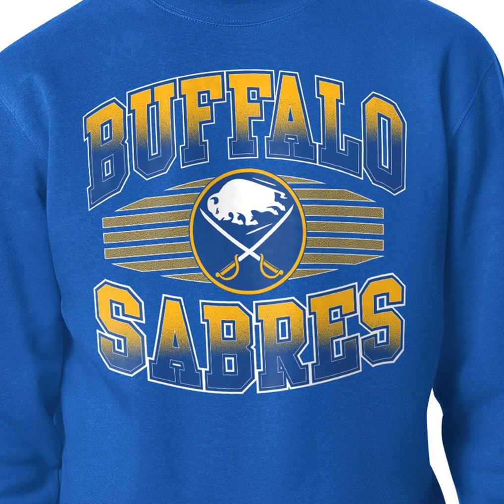 Buffalo Sabres Starter Team Grit Graphic Fleece Pullover Sweatshirt - Royal