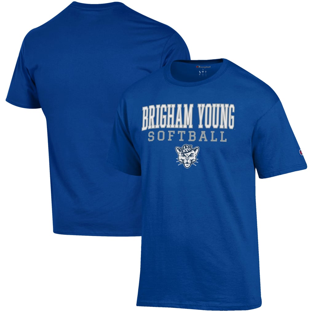BYU Cougars Champion Softball Stack T-Shirt - Royal