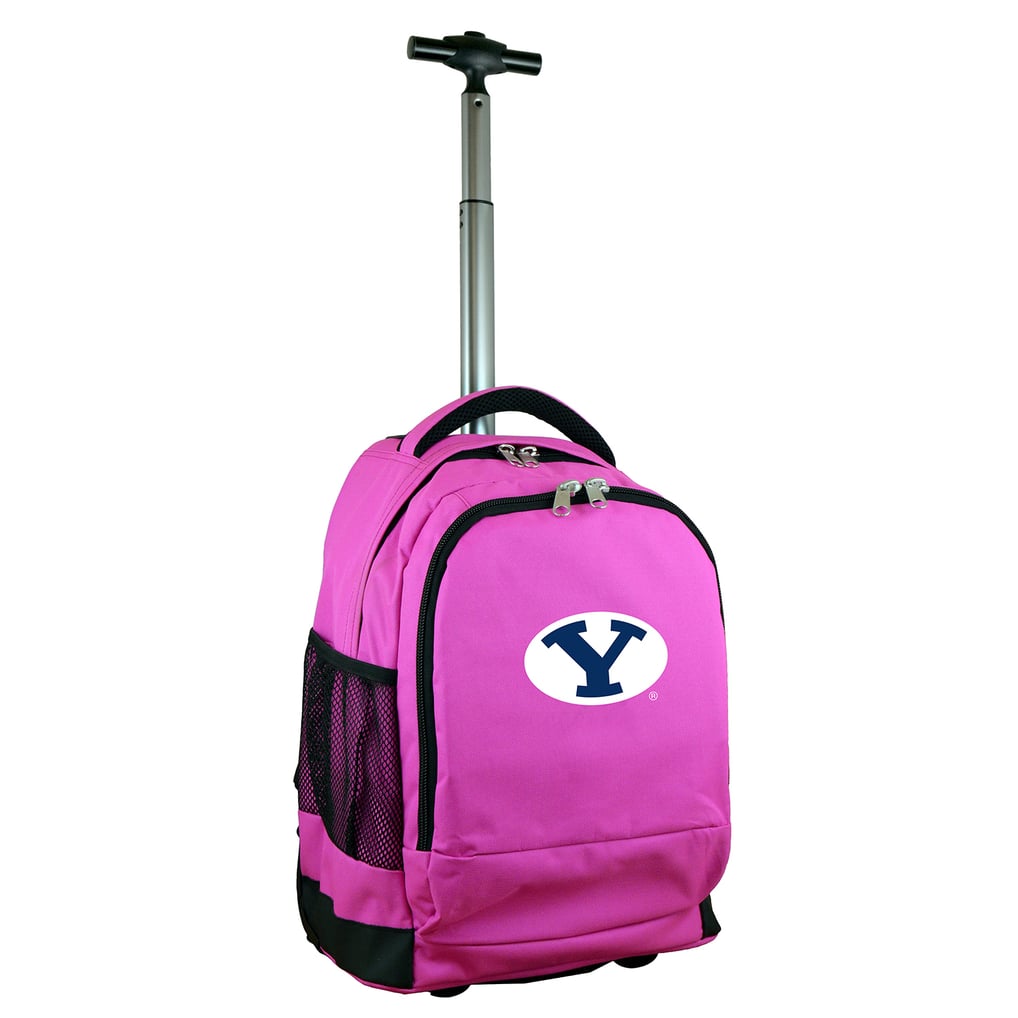 BYU Cougars MOJO 19'' Premium Wheeled Backpack - Pink
