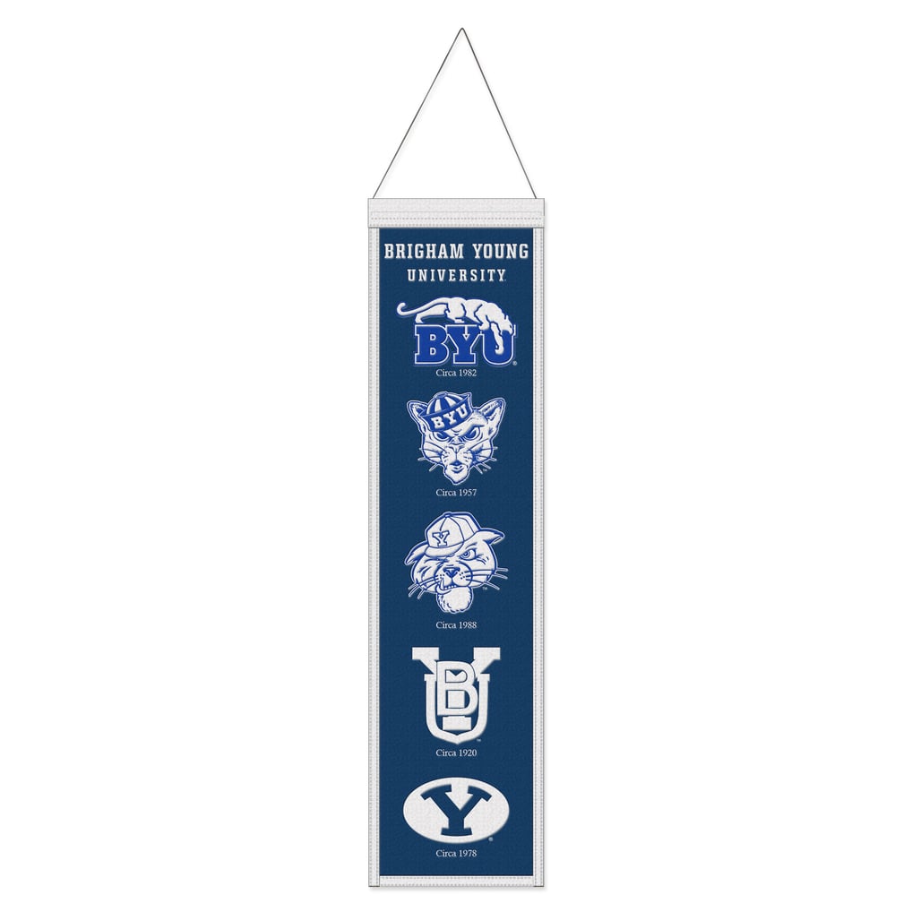 BYU Cougars WinCraft 8" x 32" Wool Evolution Banner
