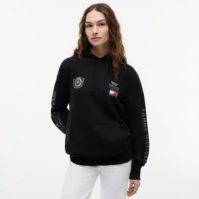 Cadillac F1 Team Tommy Hilfiger Unisex Racing Graphic Hoodie - Black