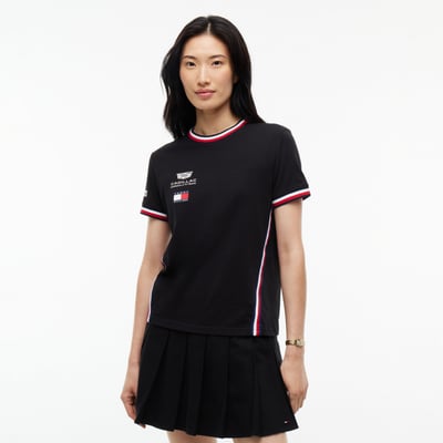  Cadillac F1 Team Tommy Hilfiger Unisex Replica T-Shirt - Black