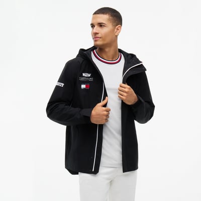  Cadillac F1 Team Tommy Hilfiger Unisex Replica Tech Full-Zip Jacket - Black