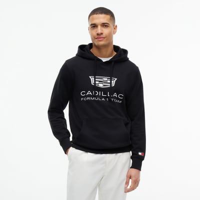  Cadillac F1 Team Tommy Hilfiger Unisex Shield Hoodie - Black