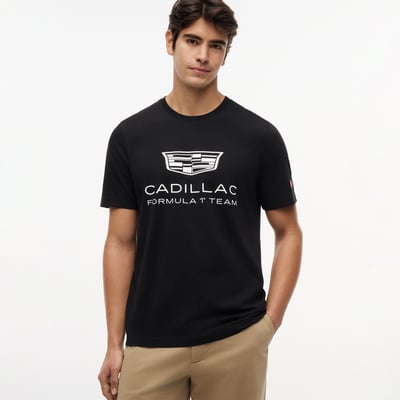 Tommy Hilfiger x Cadillac F1 Team Crest Graphic T-Shirt - Black - Unisex