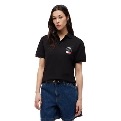 Tommy Hilfiger x Cadillac F1 Team Logo Polo - Black - Unisex