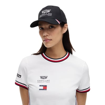 Tommy Hilfiger x Cadillac F1 Team Replica Adjustable Hat - Black Unisex