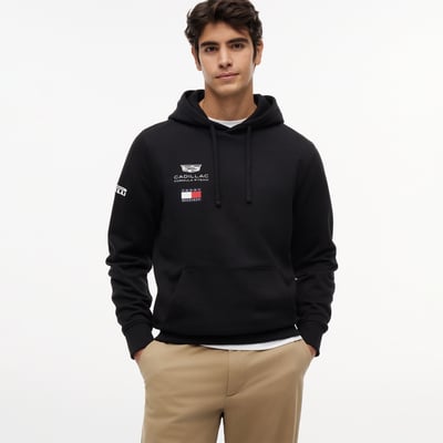 Tommy Hilfiger x Cadillac F1 Team Replica Crew Hoodie - Black - Unisex
