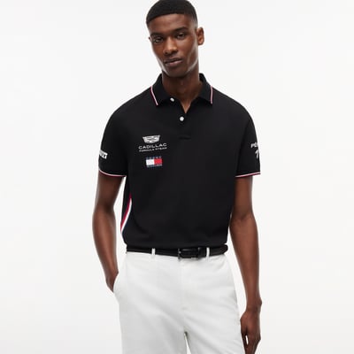 Sergio Perez Tommy Hilfiger x Cadillac F1 Team Driver 11 Polo - Black - Unisex