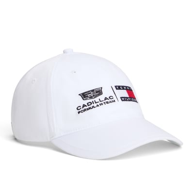 Tommy Hilfiger x Cadillac F1 Team Logo Adjustable Hat - White - Unisex