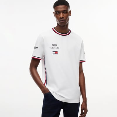 Valtteri Bottas Tommy Hilfiger x Cadillac F1 Team Driver 77 T-Shirt - White - Unisex