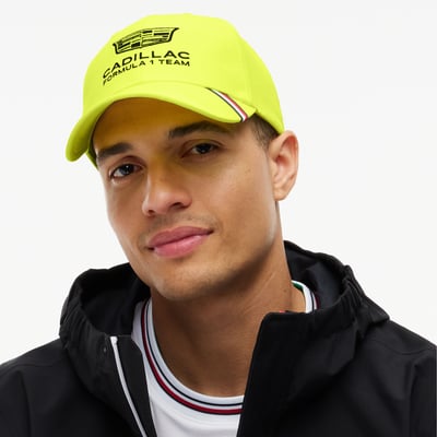  Cadillac F1 Team Tommy Hilfiger Unisex Replica Adjustable Hat - Yellow