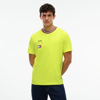  Cadillac F1 Team Tommy Hilfiger Unisex Replica Set Up T-Shirt - Yellow