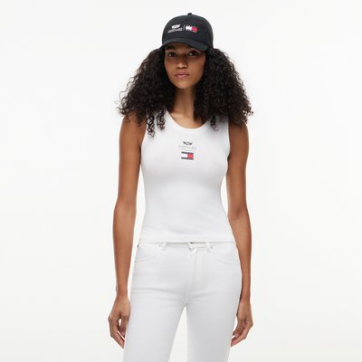 Tommy Hilfiger x Cadillac F1 Team Women's Logo Tank Top - White