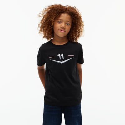 Sergio Perez Cadillac F1 Team Tommy Hilfiger Youth Driver's Chevron T-Shirt - Black
