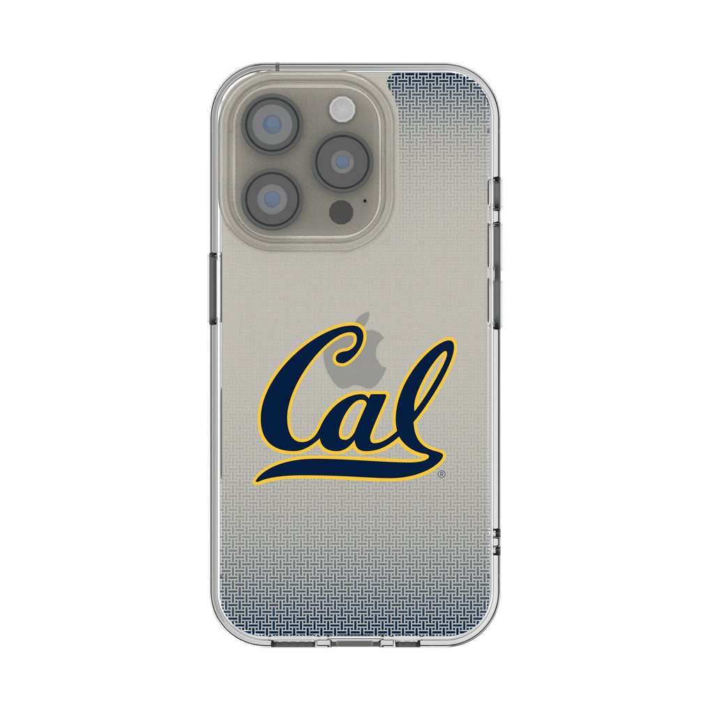 Cal Bears Linen Logo iPhone Clear Case