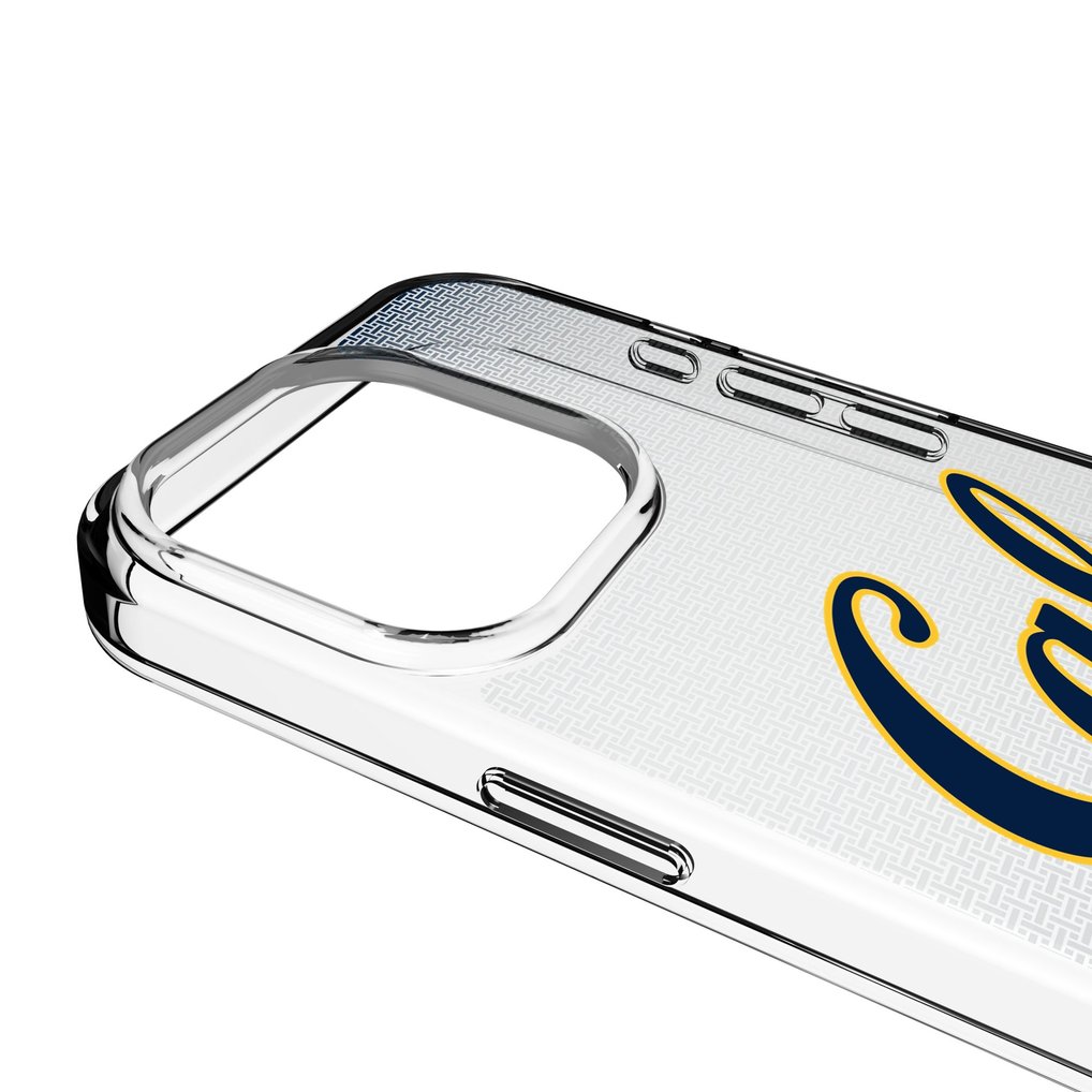 Cal Bears Linen Logo iPhone Clear Case