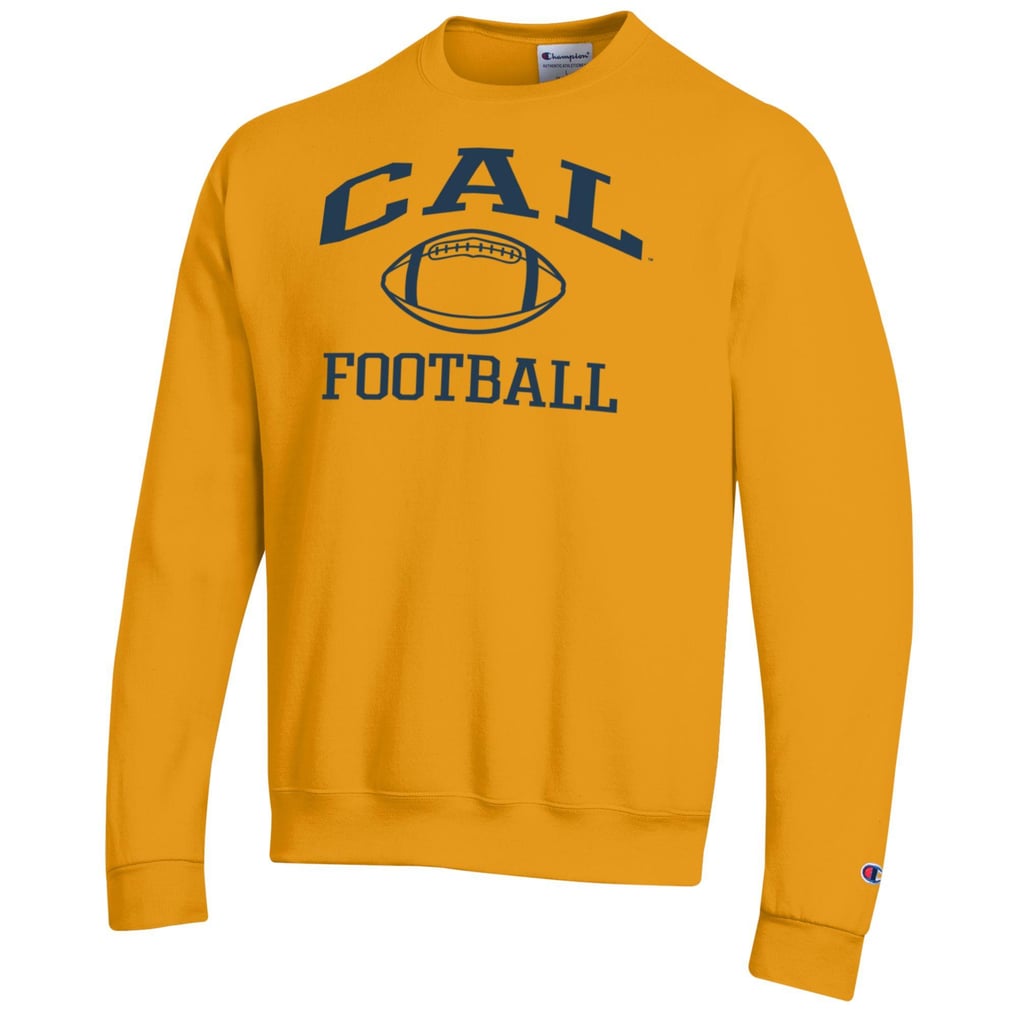 Cal Bears Champion Football Icon Pullover Sweatshirt - Gold
