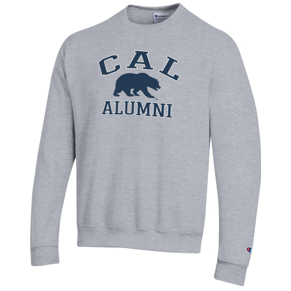  Cal Bears Champion Alumni Logo Arch Pullover Sweatshirt - Gray
