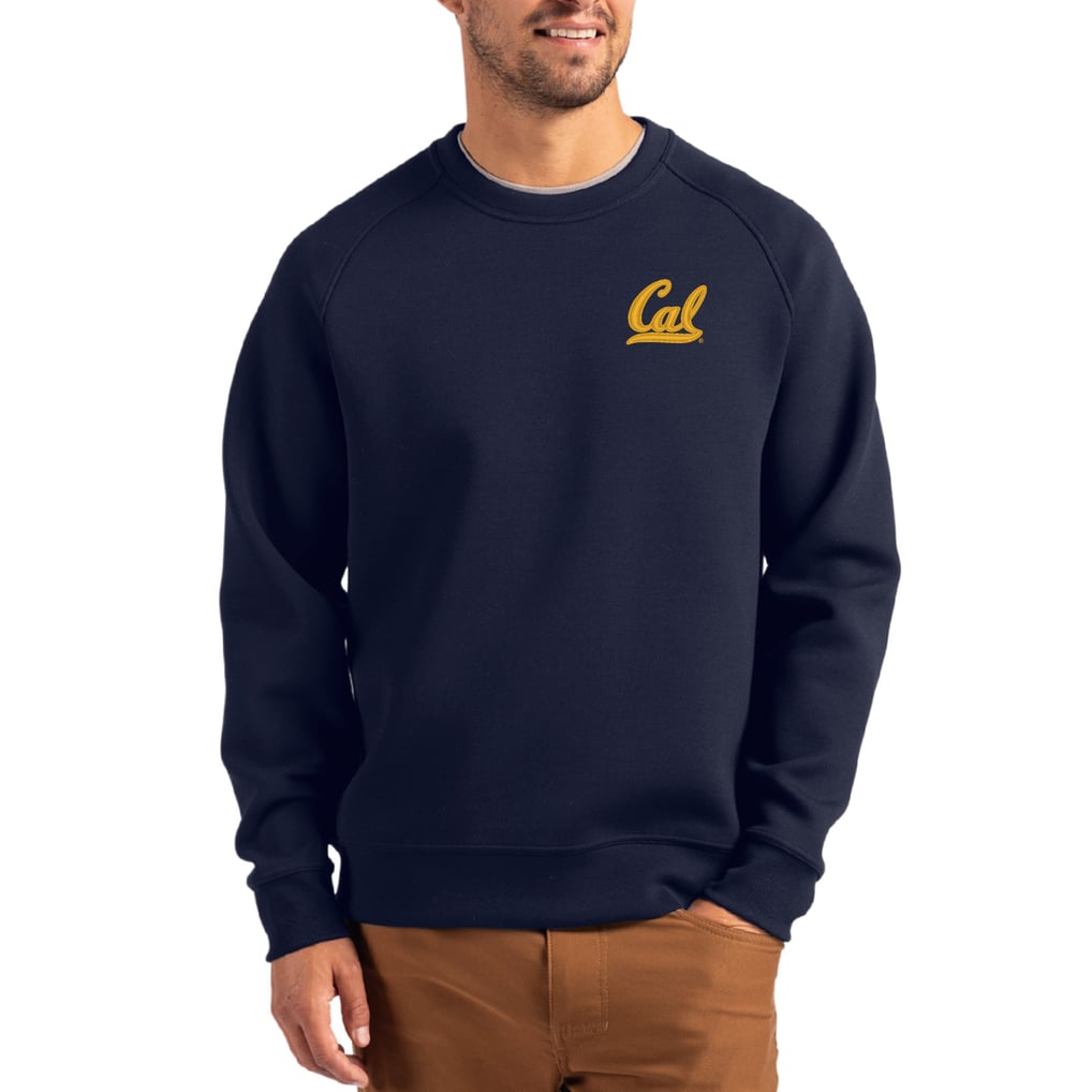 Cal Bears Cutter & Buck Roam Recycled Pullover - Navy