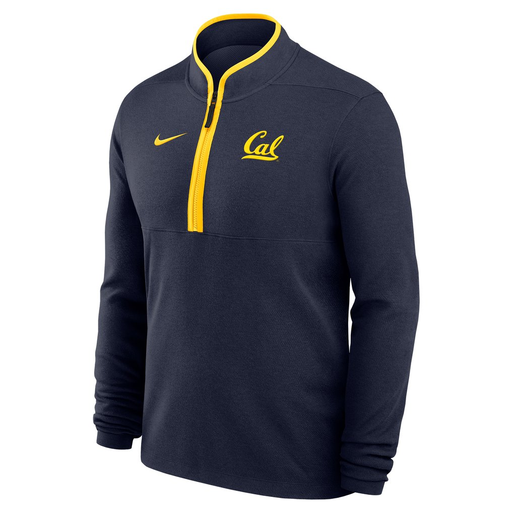 Cal Bears Nike Basketball Victory Dri-FIT Half-Zip Pullover - Navy