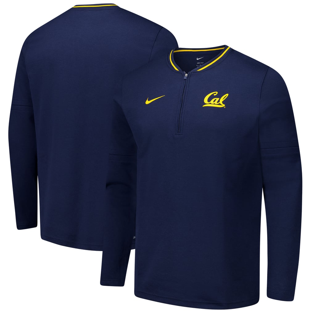 Cal Bears Nike Coaches Quarter-Zip Jacket - Navy