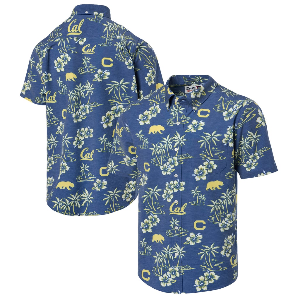 Cal Bears Reyn Spooner Kekai Classic Tri-Blend Button-Down Shirt - Navy