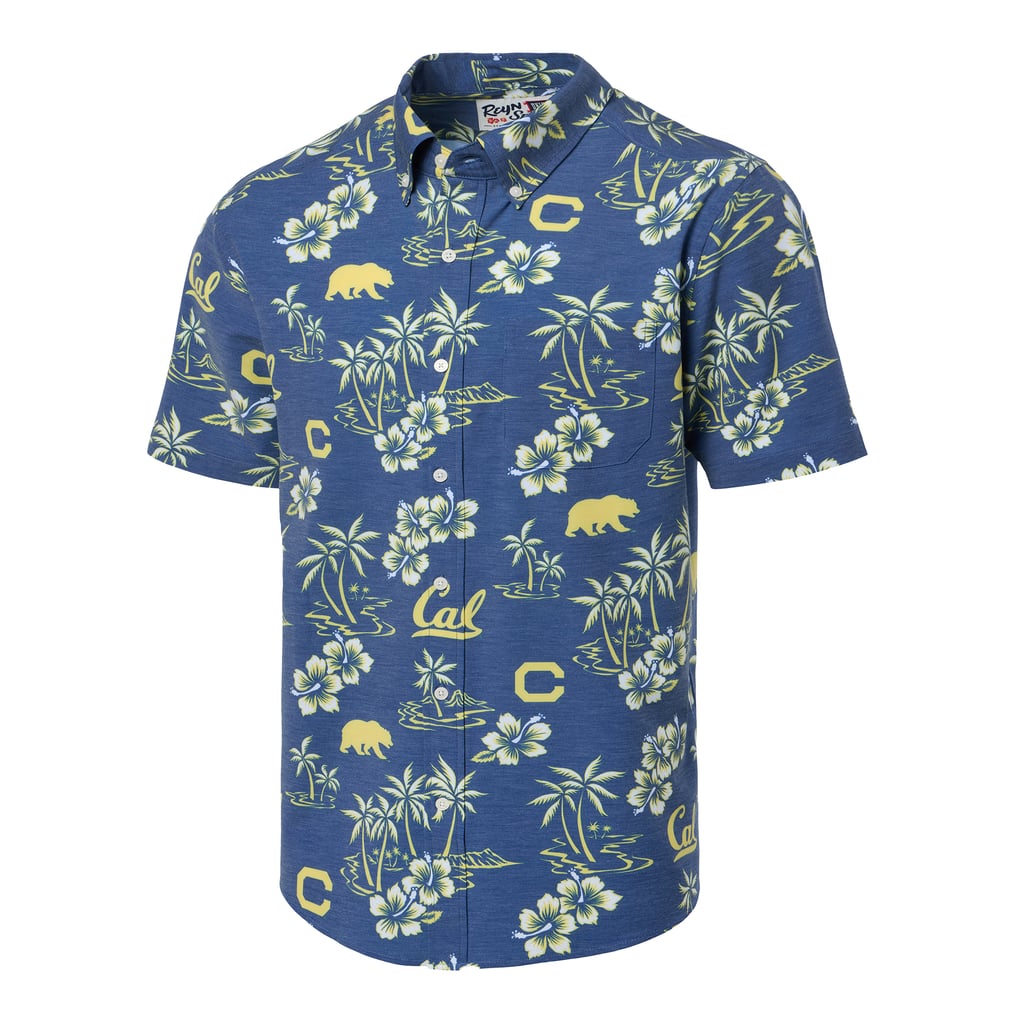 Cal Bears Reyn Spooner Kekai Classic Tri-Blend Button-Down Shirt - Navy