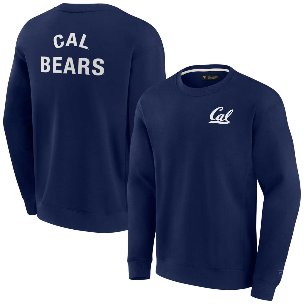 Cal Bears Fanatics Unisex Super Soft Pullover Crew Sweatshirt - Navy
