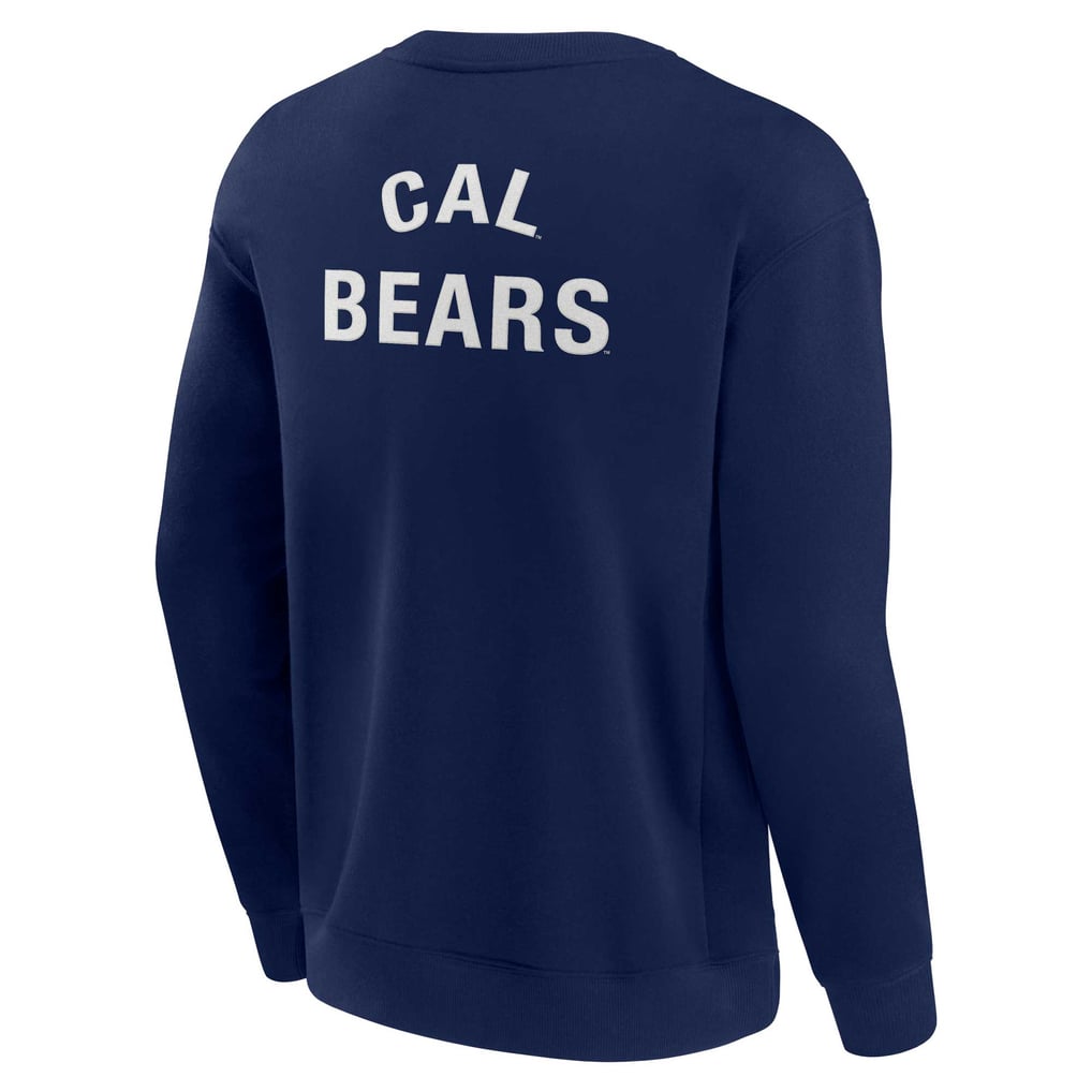 Cal Bears Fanatics Unisex Super Soft Pullover Crew Sweatshirt - Navy