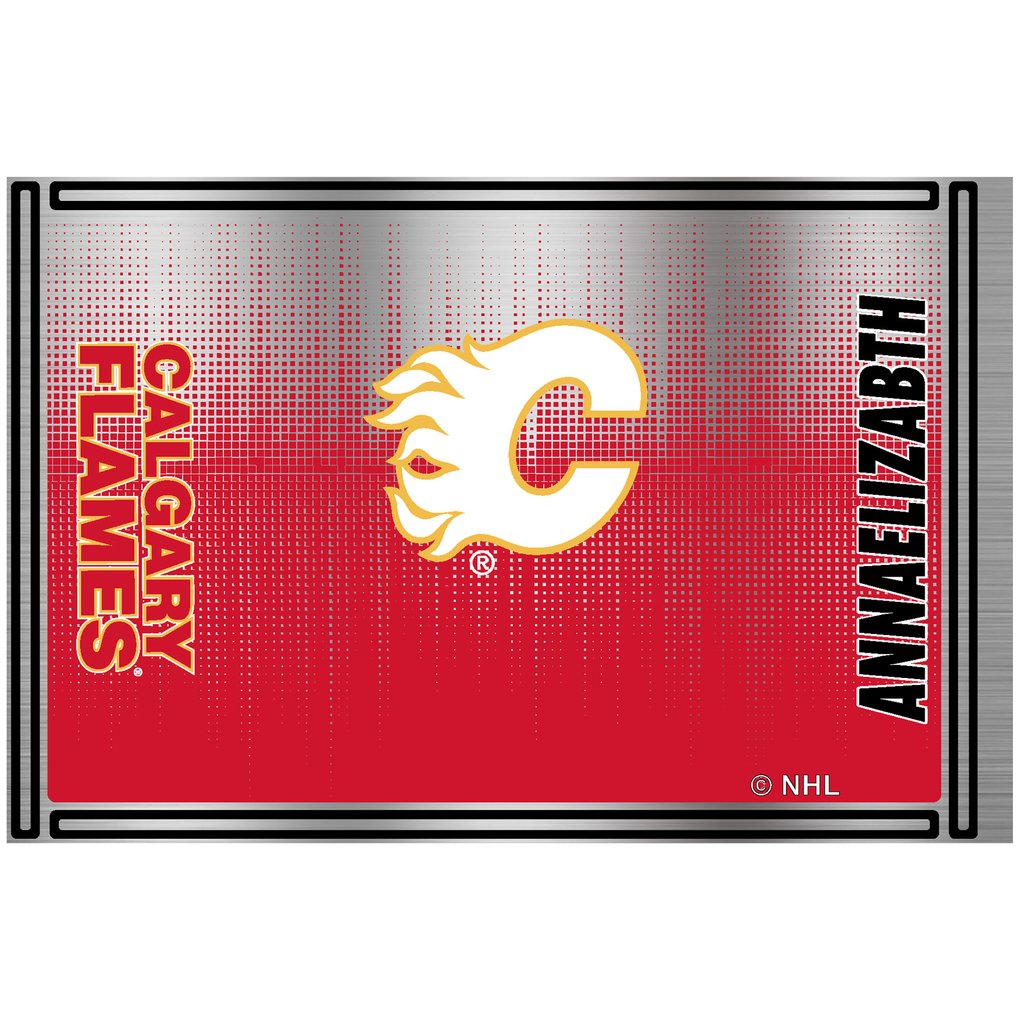 Calgary Flames Team Logo 24oz. Personalized Jr. Thirst Water Bottle