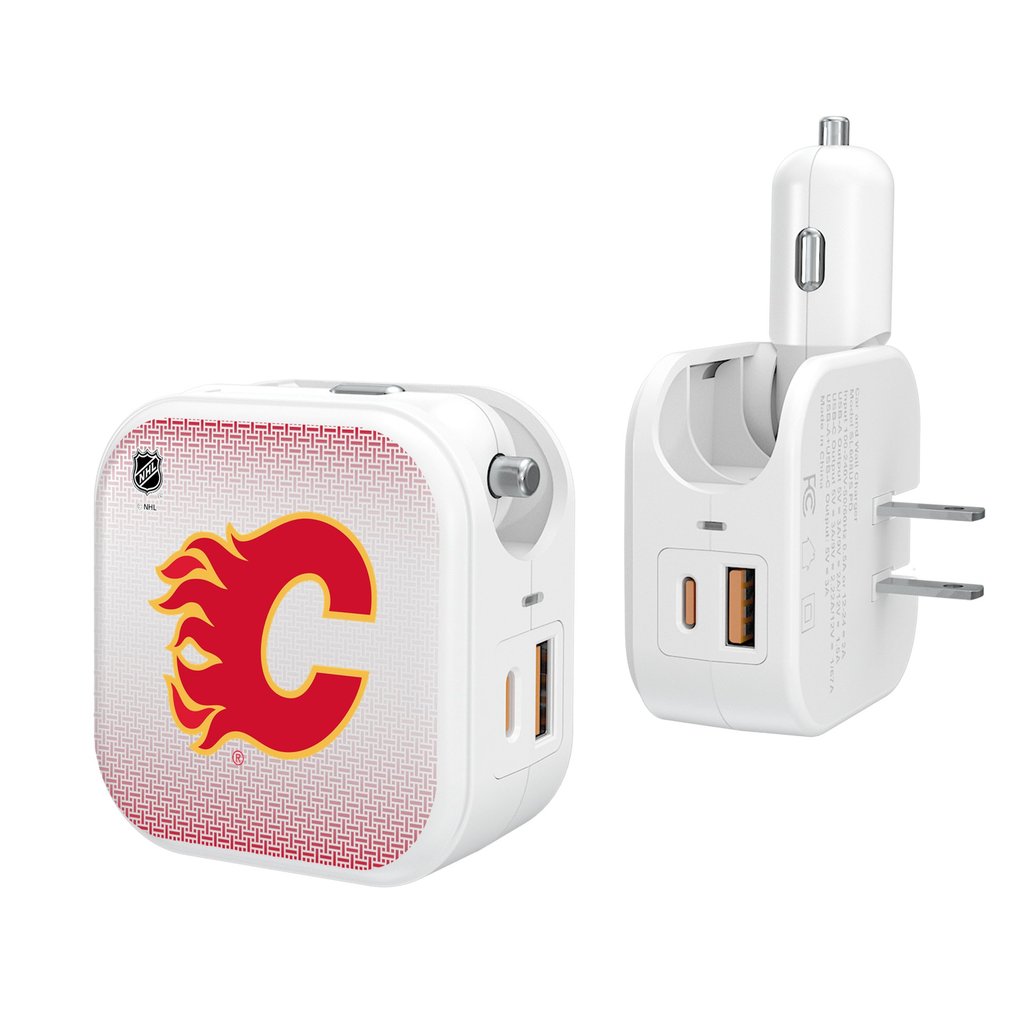 Calgary Flames Keyscaper 2-In-1 USB Charger