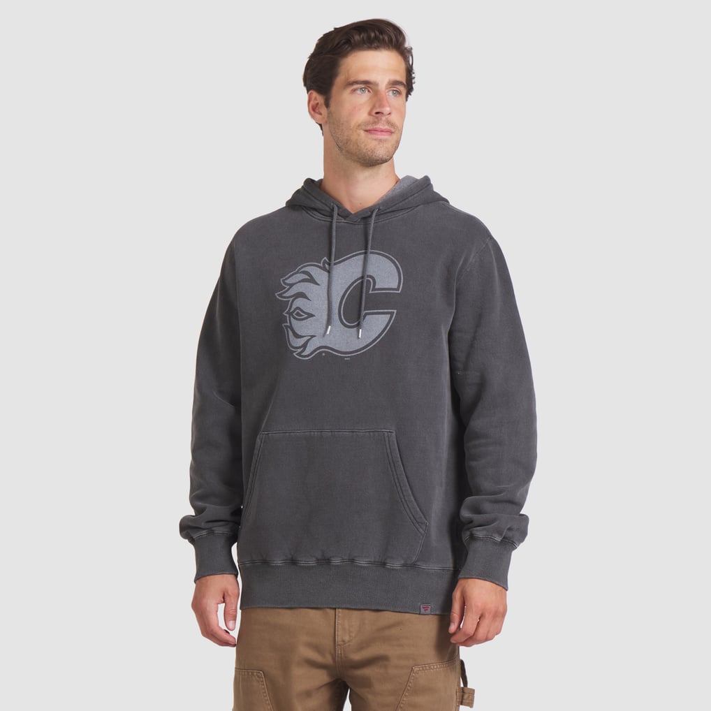 Calgary Flames Fanatics Made in Canada Pullover Hoodie - Black